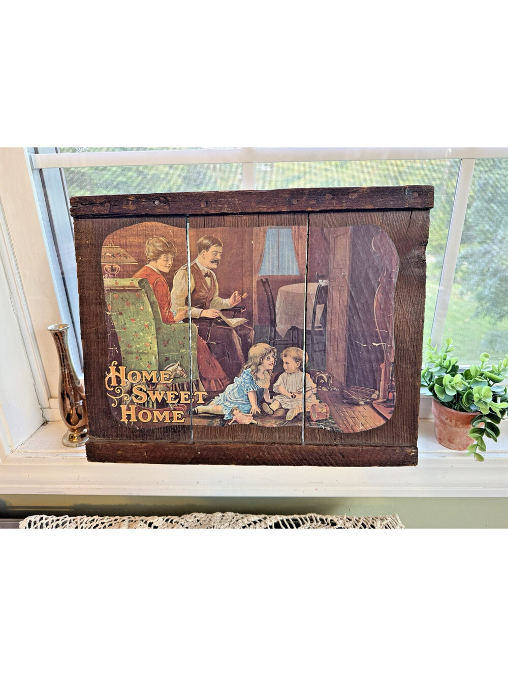 Vintage Farmhouse Home Sweet Home Print/wall hanging, country wall decor